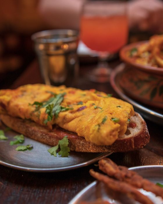 Masala Cheese Omlette