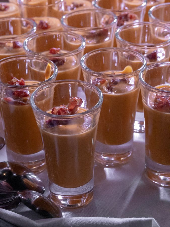 Gaspacho with Serrano Ham