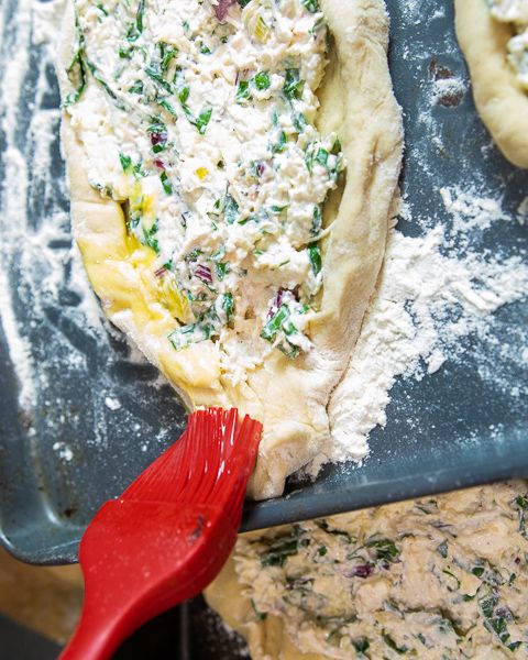 Wash the crust