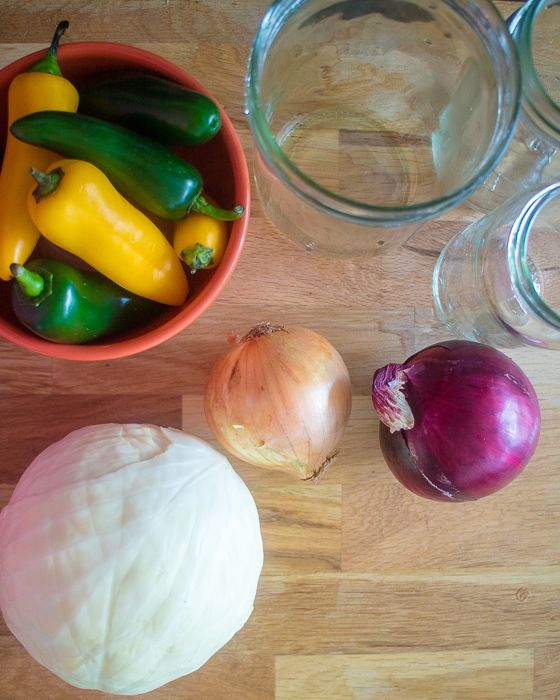 Clean Jars and the veg