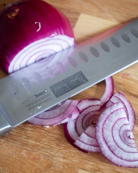 Slice your veg evenly